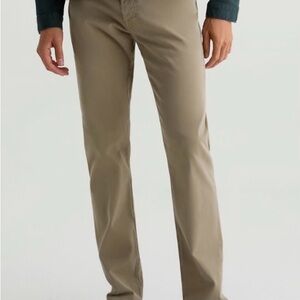 AG Adriano Goldschmied Tan Taupe and Black Chinos